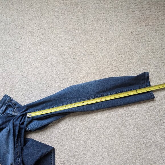 7 For All Mankind High Waist Josefina Straight Leg Stretch Jeans Women's 31 x 27 - Picture 11 of 13